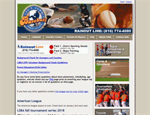 Tablet Screenshot of lsbaseball.com